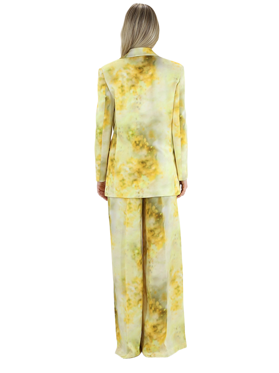 Pinko Women Jacket Blazer Esagerata Yellow