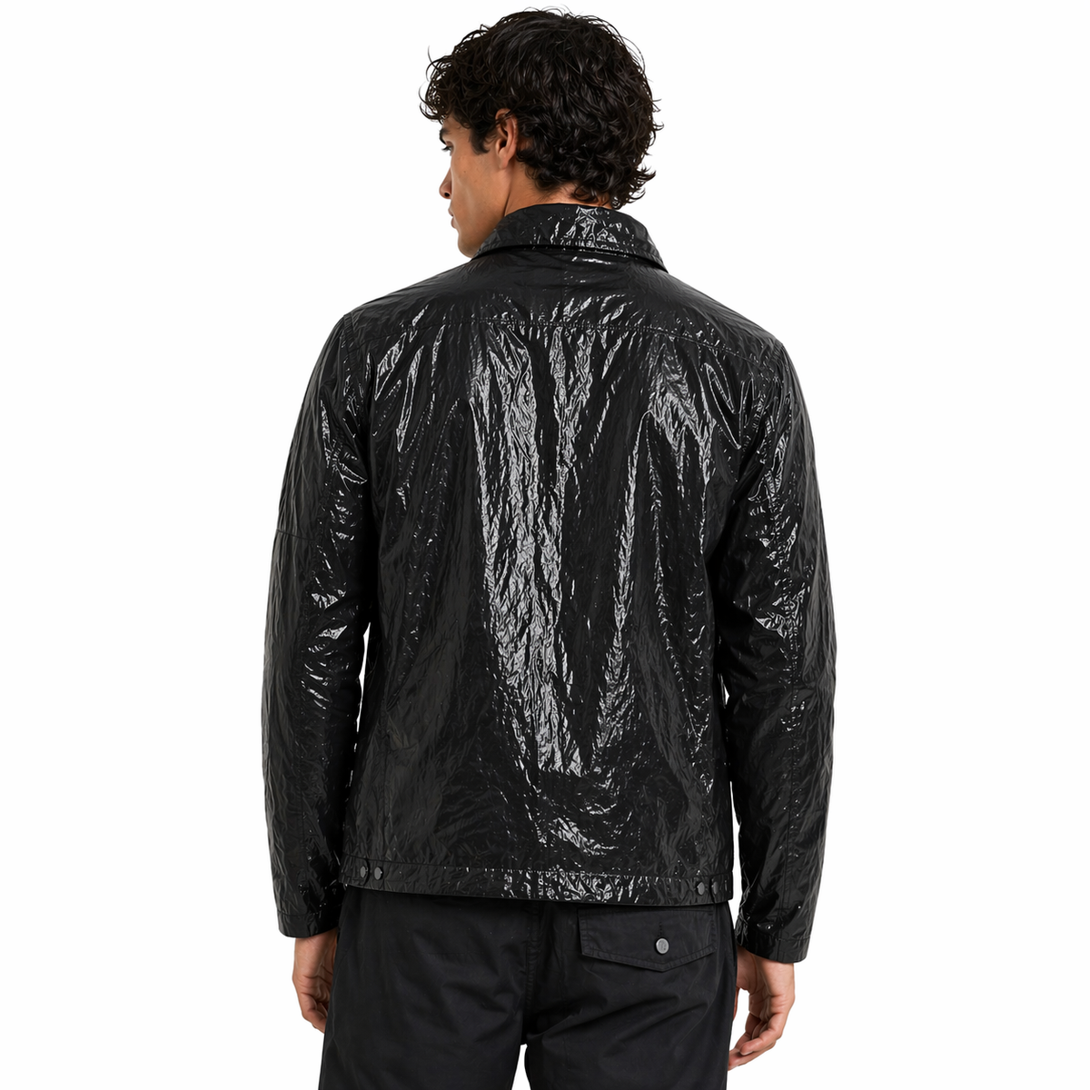C.P. Company Men Jacket Hooded Black