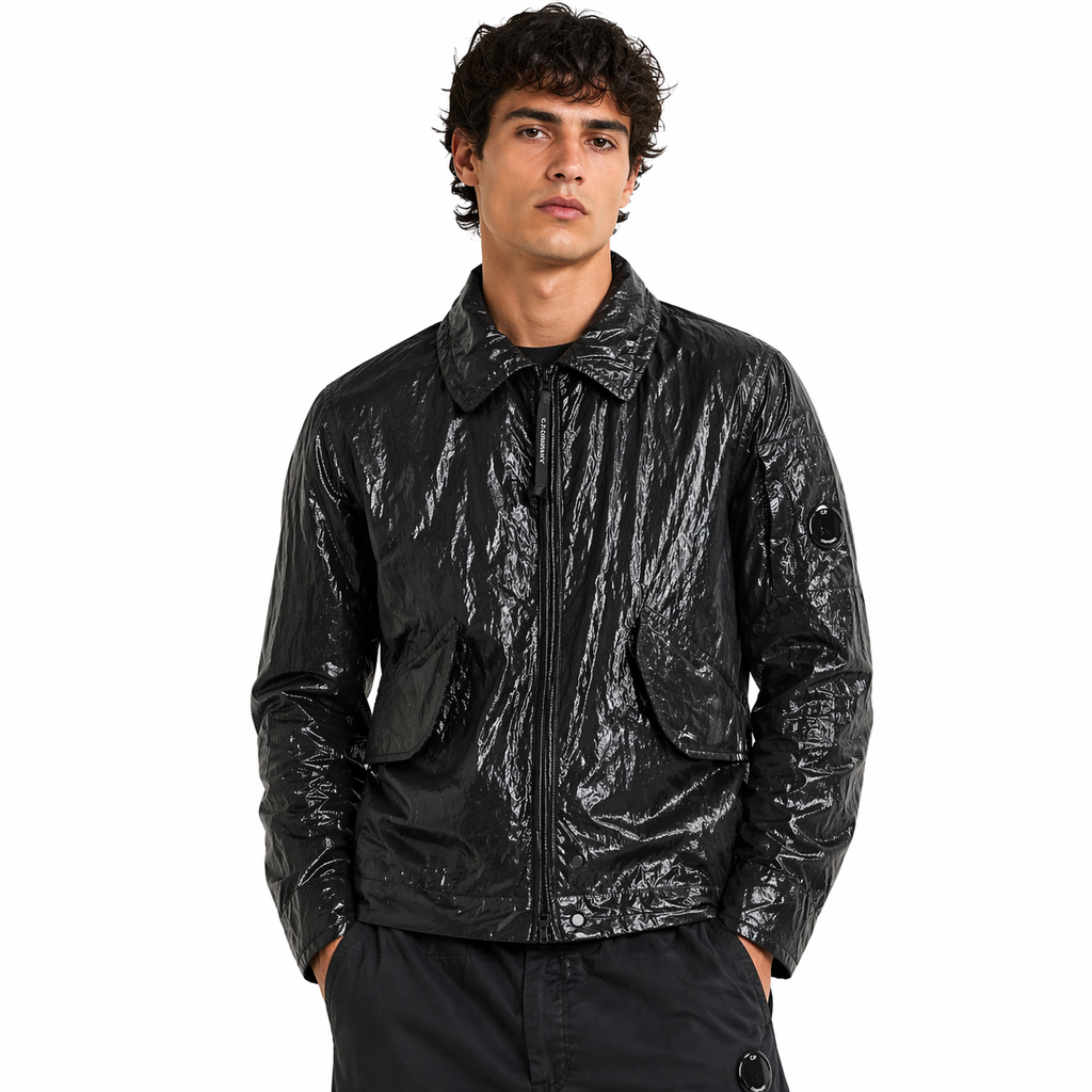 C.P. Company Men Jacket Hooded Black
