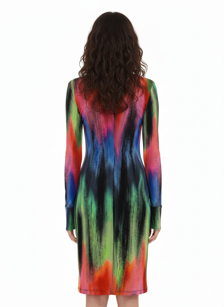 The Attico Women Dress Elton Multicolor