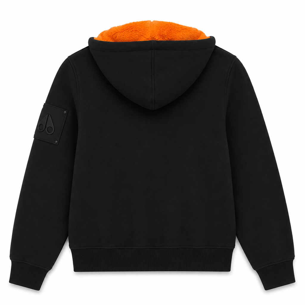 Moose knuckles Women Sweatshirt Funny Black