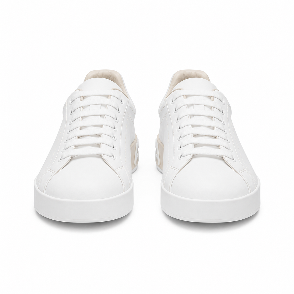 Dolce & Gabbana Women Sneaker Portofino Beige Sneakers White