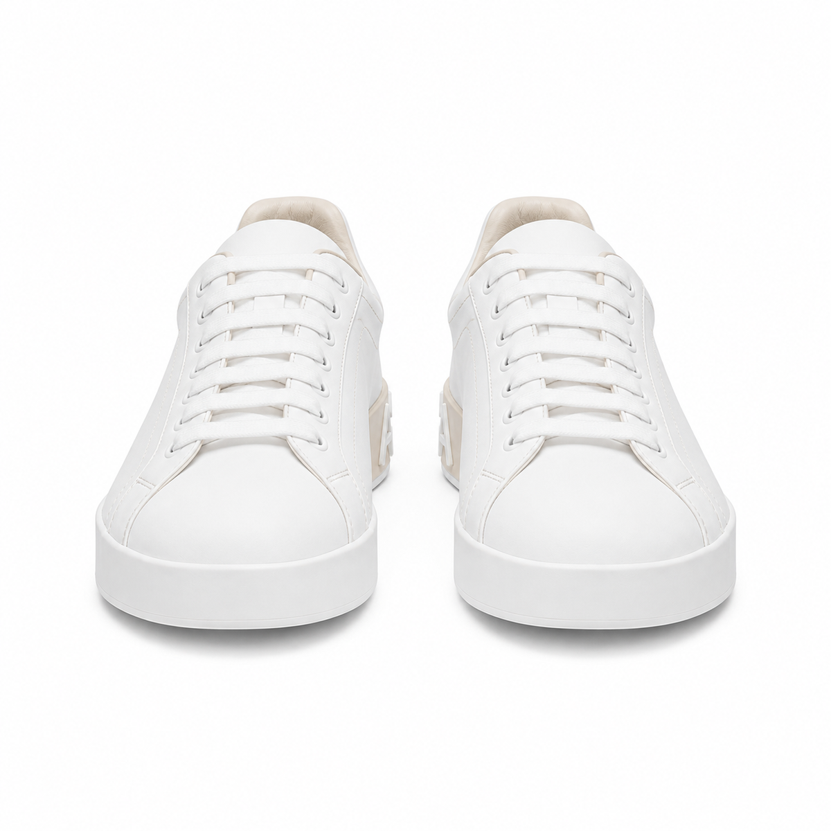 Dolce & Gabbana Women Sneaker Portofino Beige Sneakers White