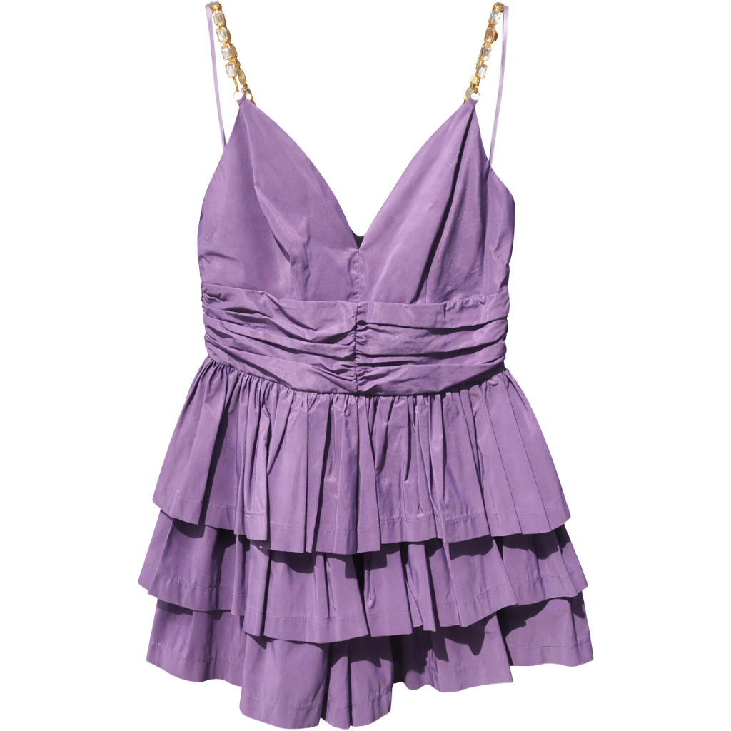 Elisabetta Franchi Women Dress Short Ruches Purple