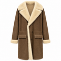 Dolce & Gabbana Men Coat Leather Brown