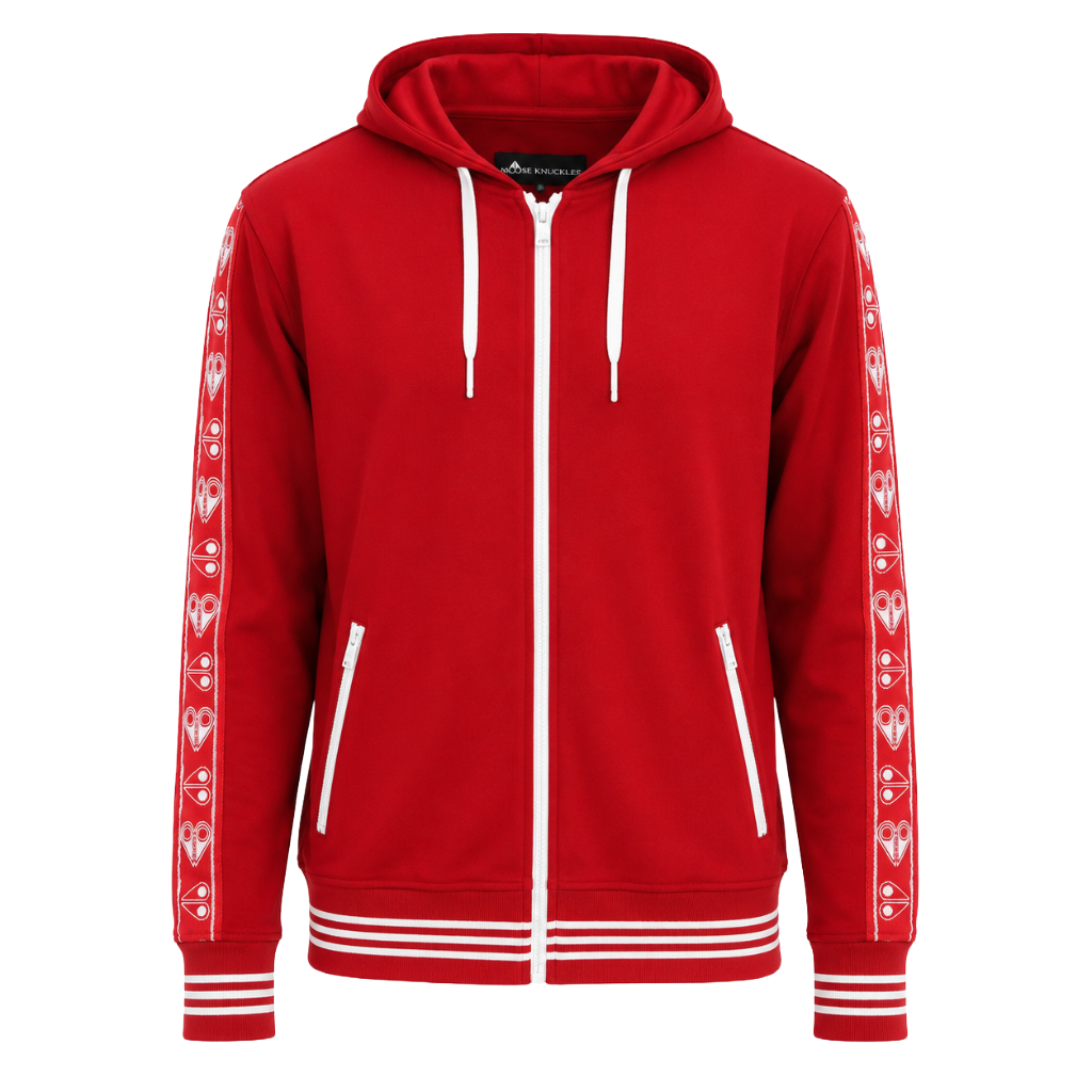 Moose knuckles Men Sweatshirt Jean Talon Red