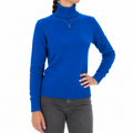 Emilio Romanelli Women Knit Cashmere Turtleneck Blue