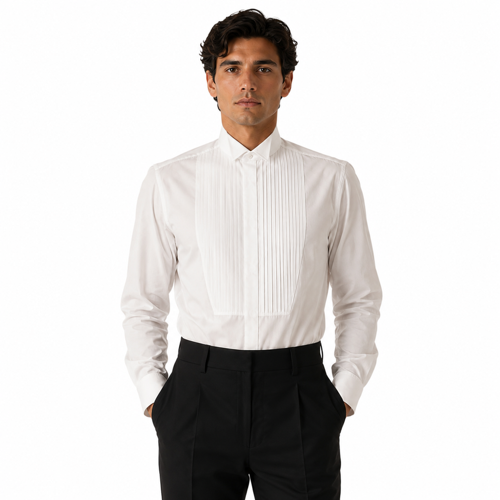 Dolce & Gabbana Men Shirt Colletto Bow Tie White