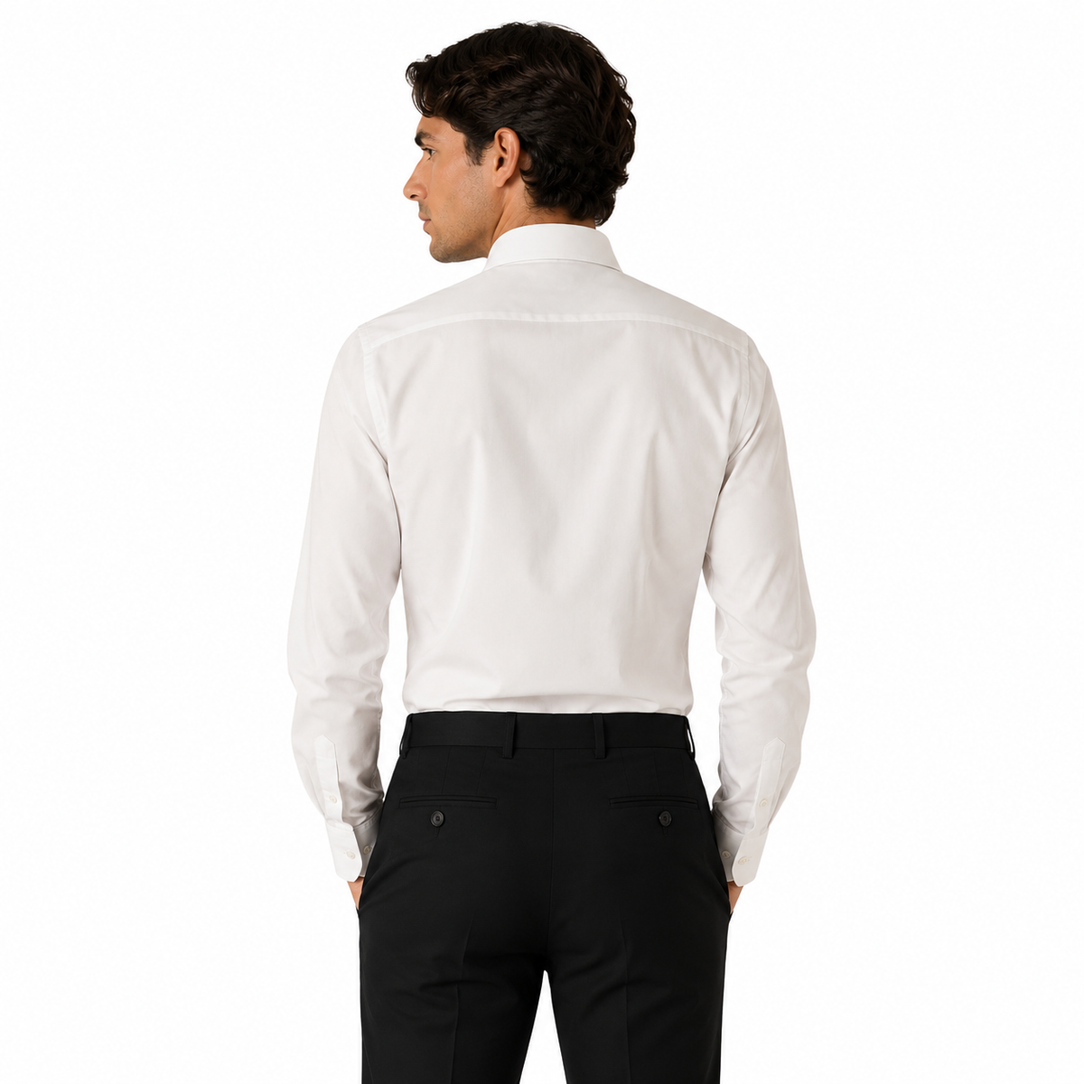 Dolce & Gabbana Men Shirt Colletto Bow Tie White