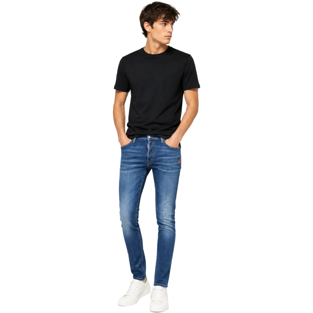 Dsquared2 Men Denim Cool Guy Jean Blue