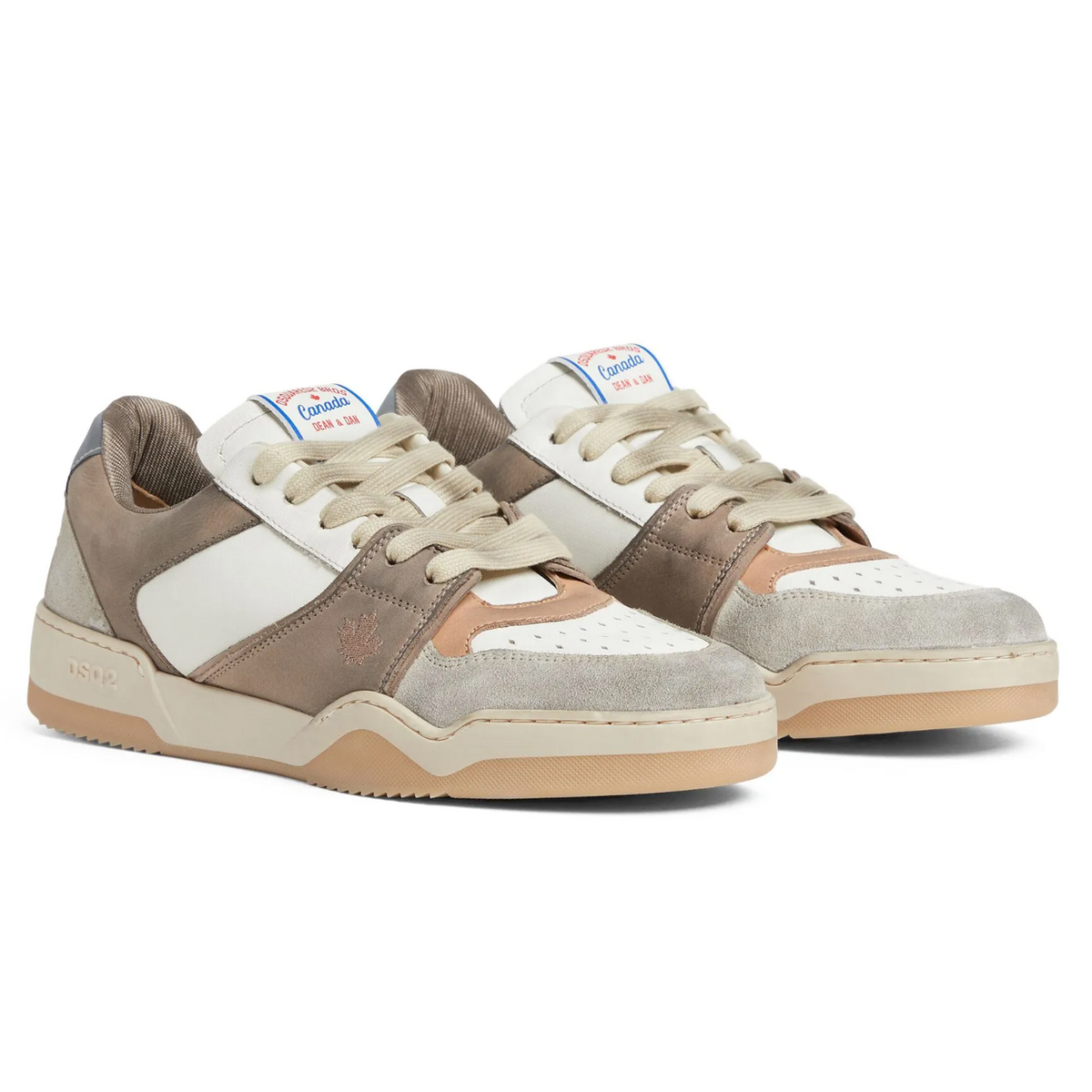 Dsquared2 Men Spiker Sneaker Sneakers Beige