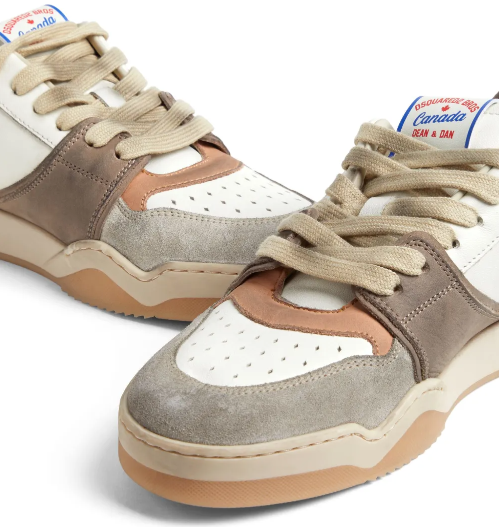 Dsquared2 Men Spiker Sneaker Sneakers Beige