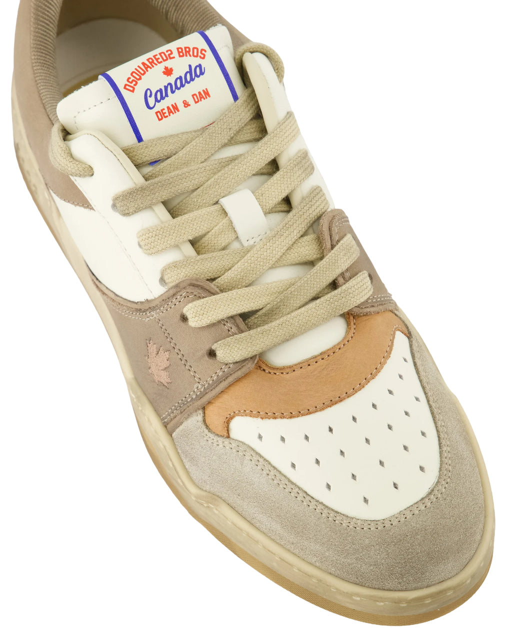 Dsquared2 Men Spiker Sneaker Sneakers Beige