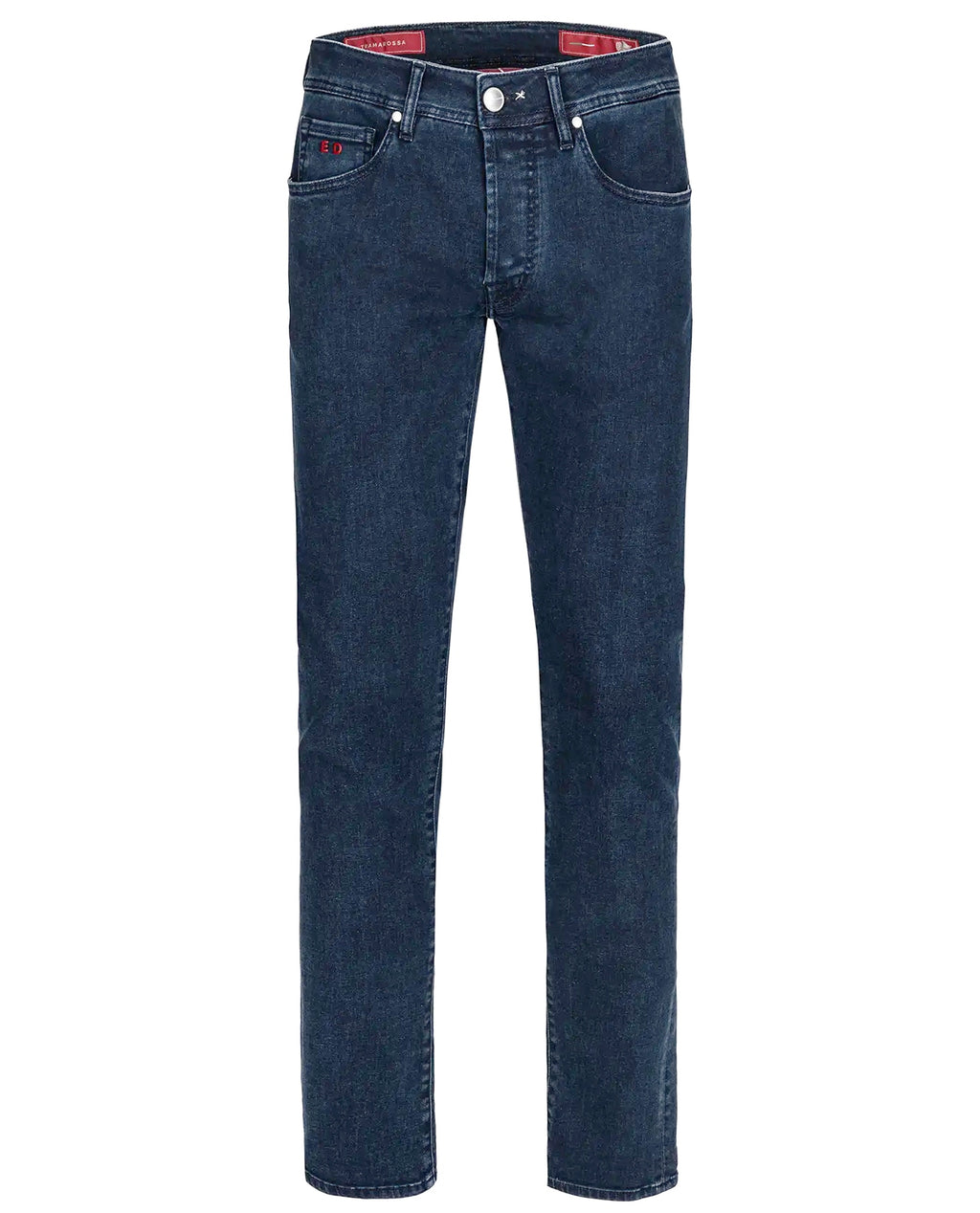 Tramarossa Men Indigo Distressed r-elax Jeans Blue