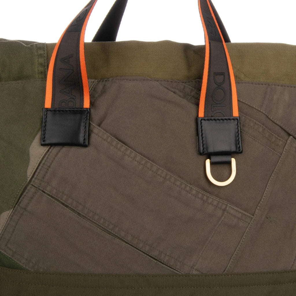 Dolce & Gabbana Men Backpack Patchwork Camouflage