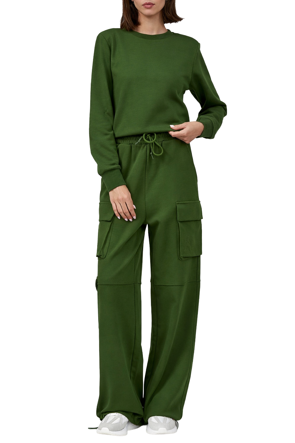Patrizia Pepe Women Trousers Cargo Green