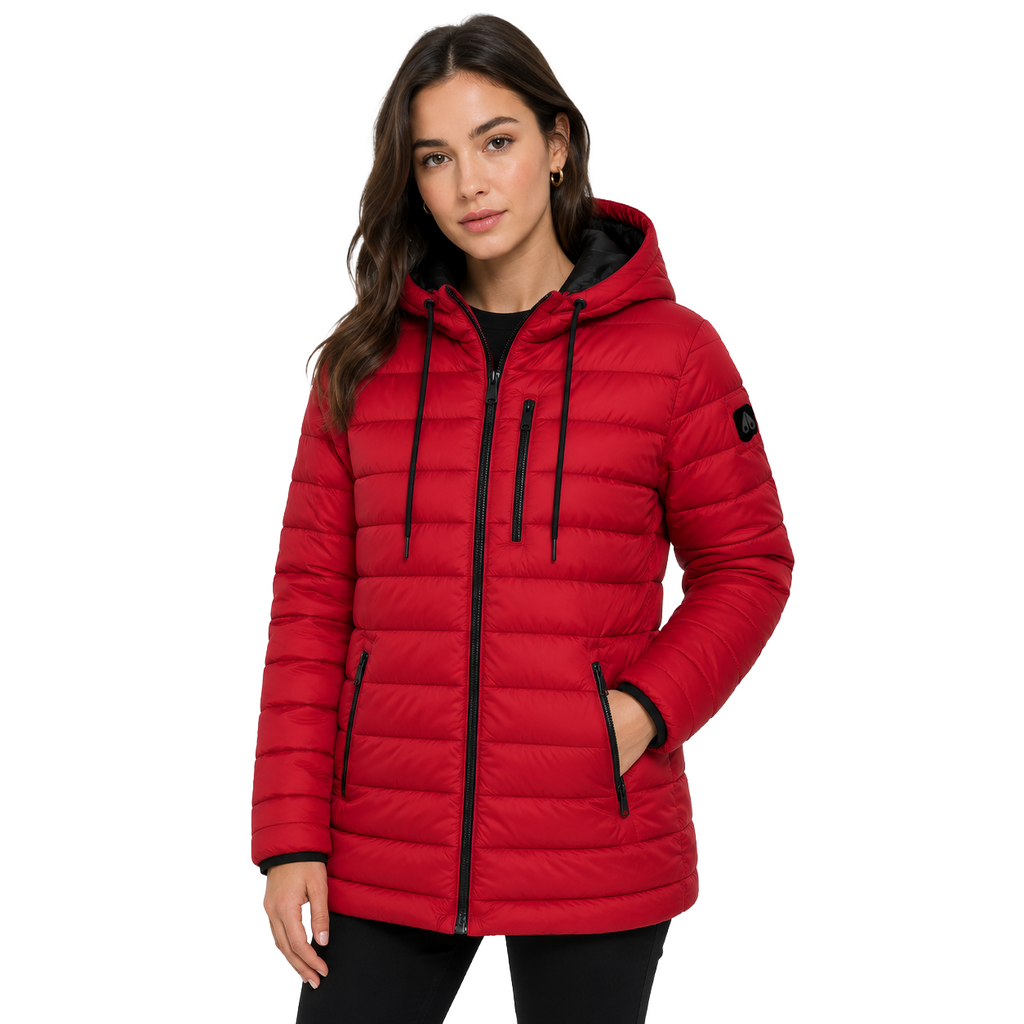 Moose knuckles Women Down Jacket Kluane Red