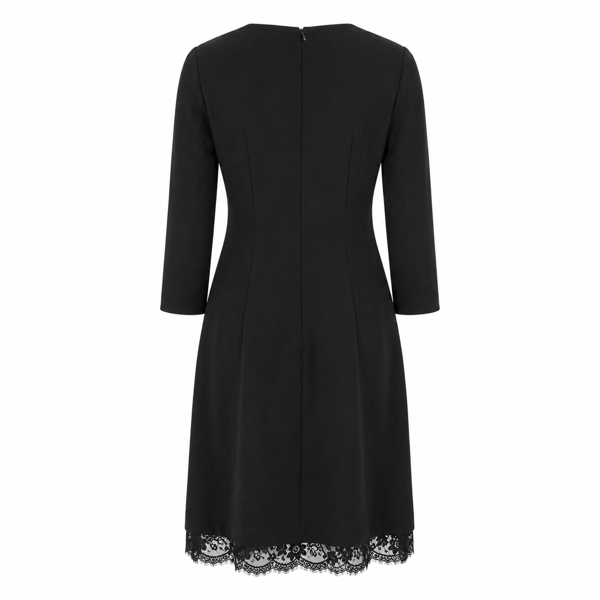 Dolce & Gabbana Women Dress Sleeve Long Lace Black