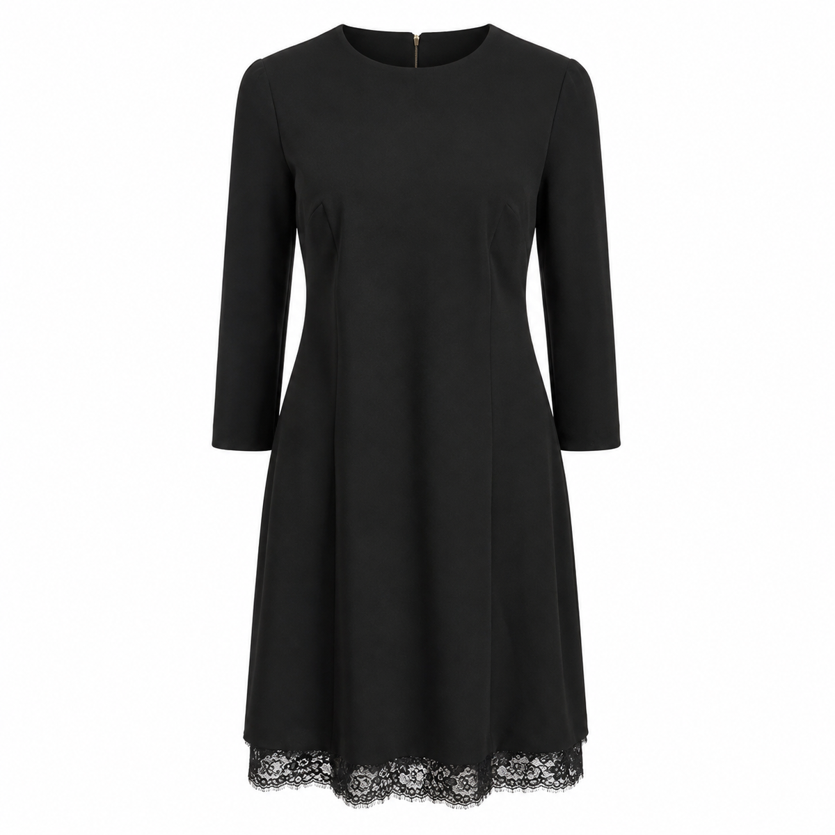Dolce & Gabbana Women Dress Sleeve Long Lace Black
