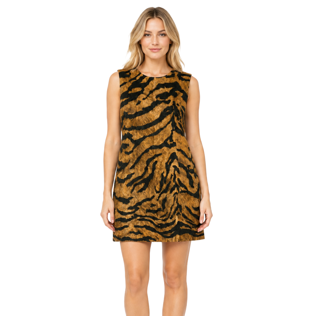 Dolce & Gabbana Women Dress Tigre Brown