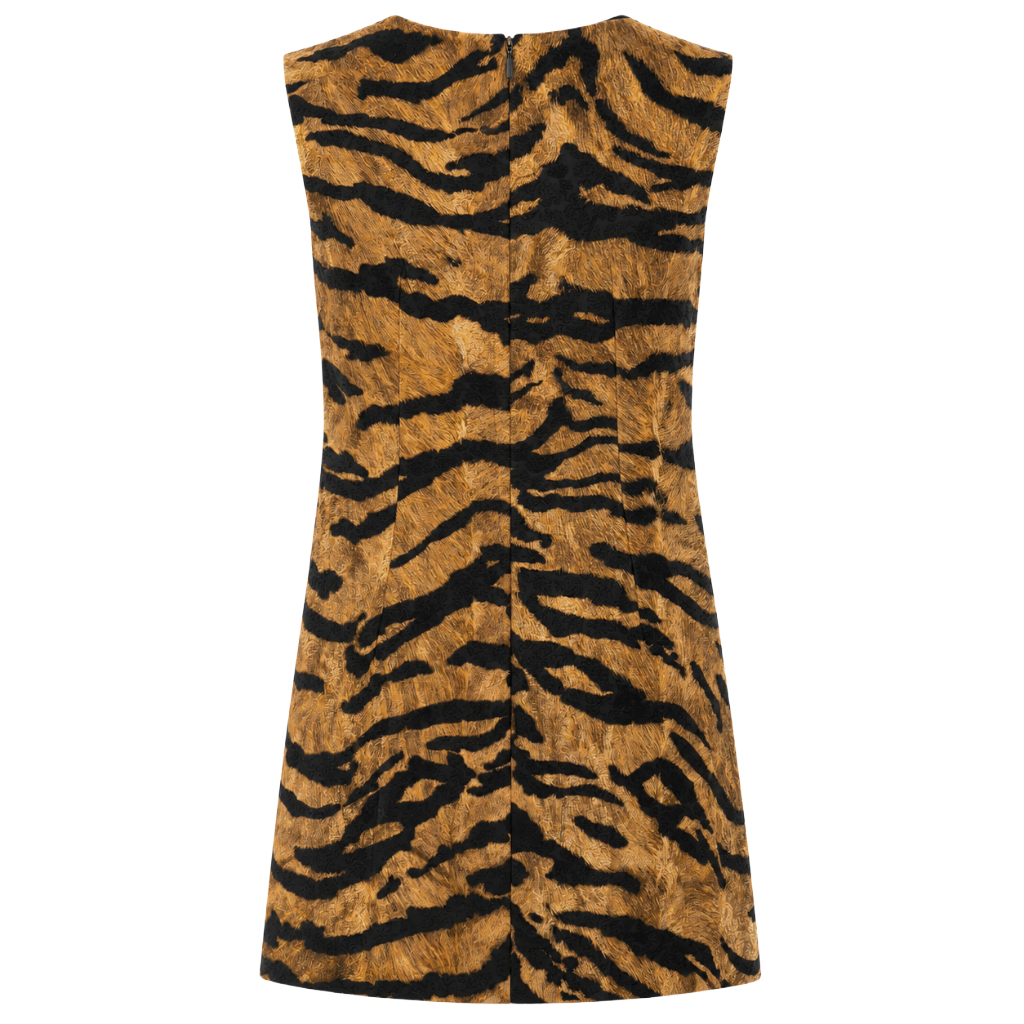 Dolce & Gabbana Women Dress Tigre Brown