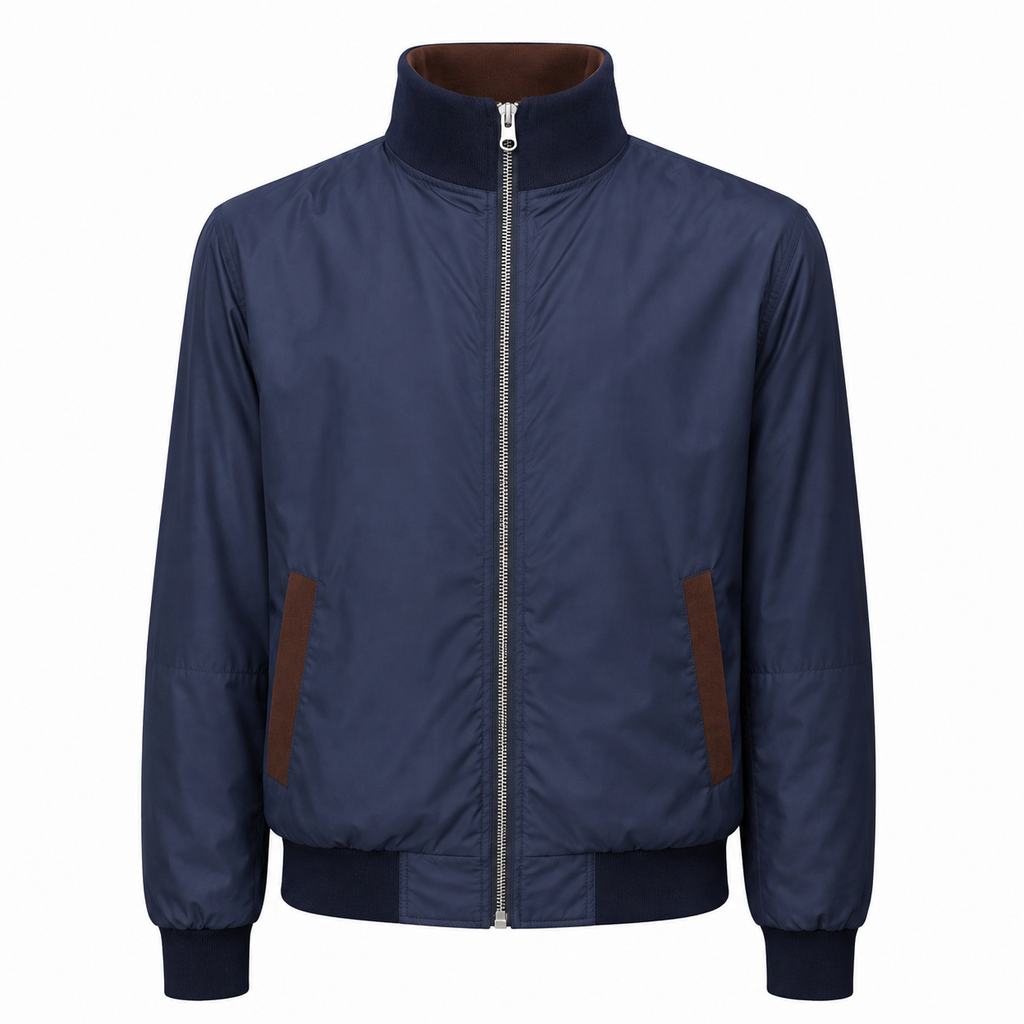 Emilio Romanelli Men Bomber Reversible Brown