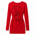 Dolce & Gabbana Women Dress cut-out Red