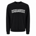 Dsquared2 Men Sweatshirt Crew Neck Print Black