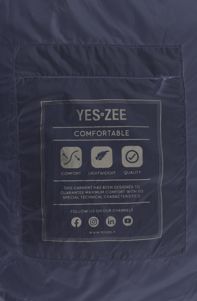 Yes Zee Men Vest Down Jacket Blue