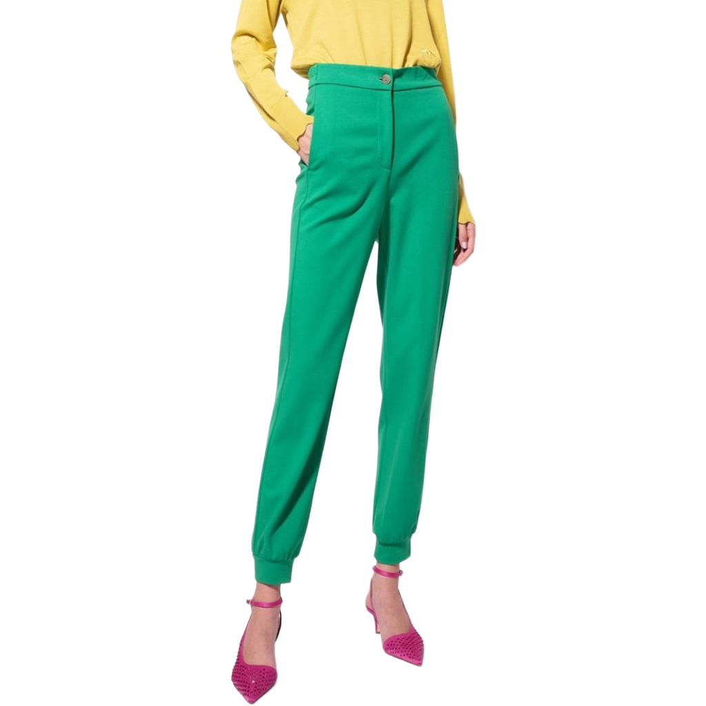 Pinko Women Trousers Paulette Green
