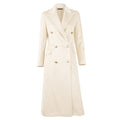 Loro Piana Fabric Women Coat Double-Breasted Beige