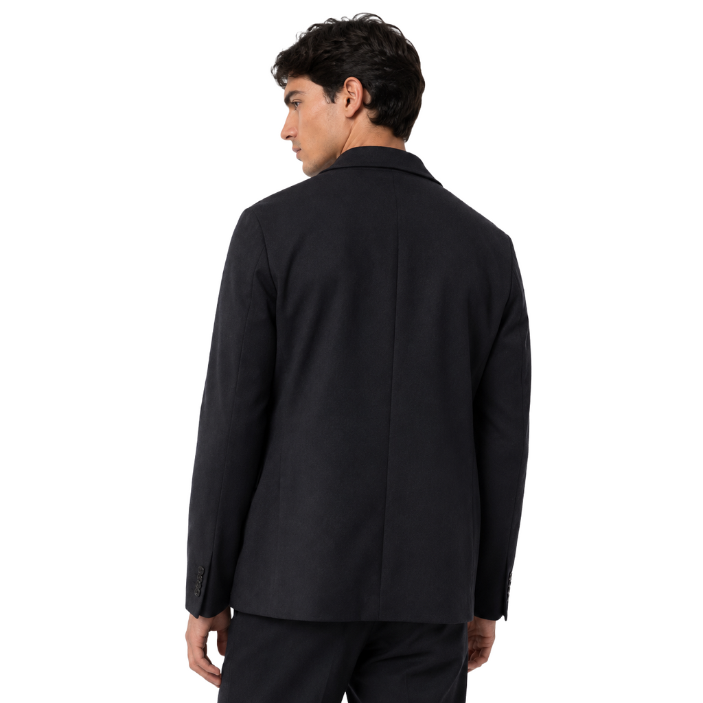 Dolce & Gabbana Men Jacket Single-Breasted Cashmere Blue