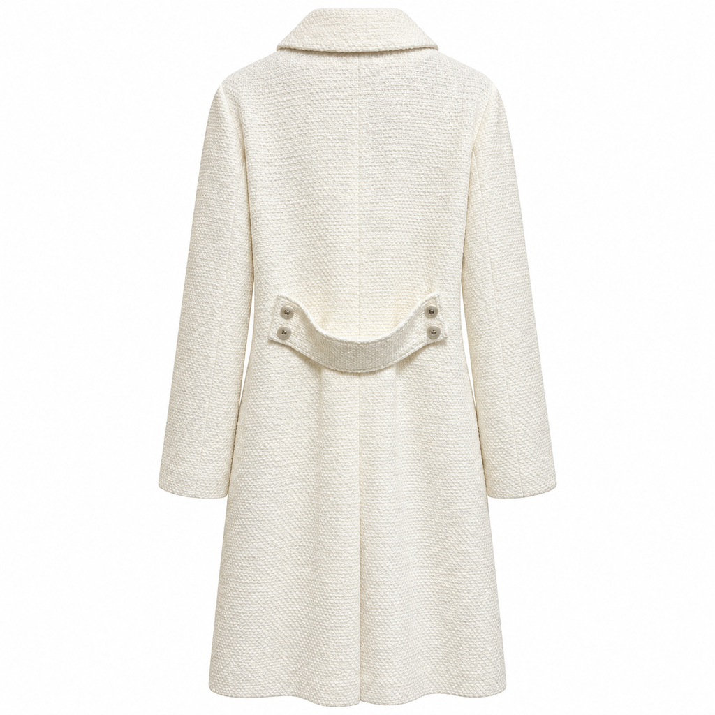 Dolce & Gabbana Women Coat Fibra Cammello White
