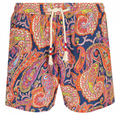 MC2 Saint Barth Men Lighting Paisley Draw Swimwear Multicolor