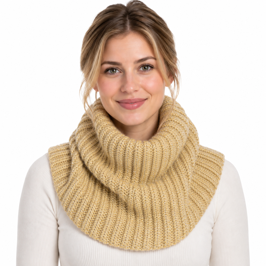 anna molinari Women Neck Wool Metallizzata Scarves Yellow