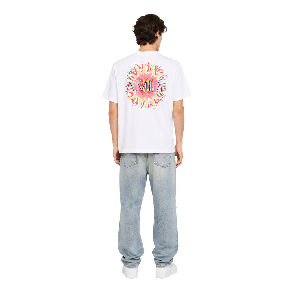 Amiri Men Sun Tee T-Shirts Tops White