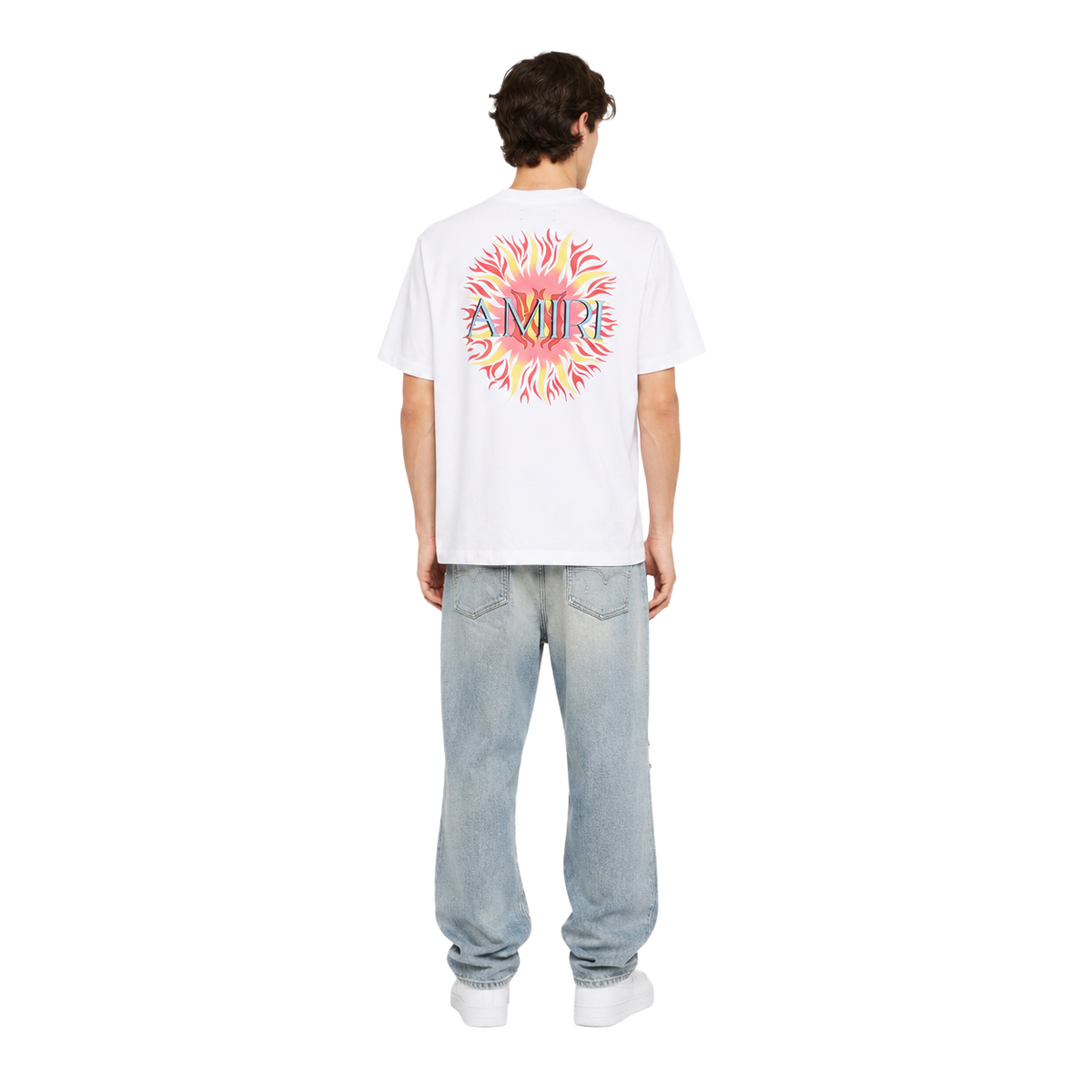 Amiri Men Sun Tee T-Shirts Tops White