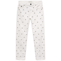 Victory Gate Women Jeans Studded White