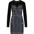 Dolce & Gabbana Women Dress Short Denim Multicolor