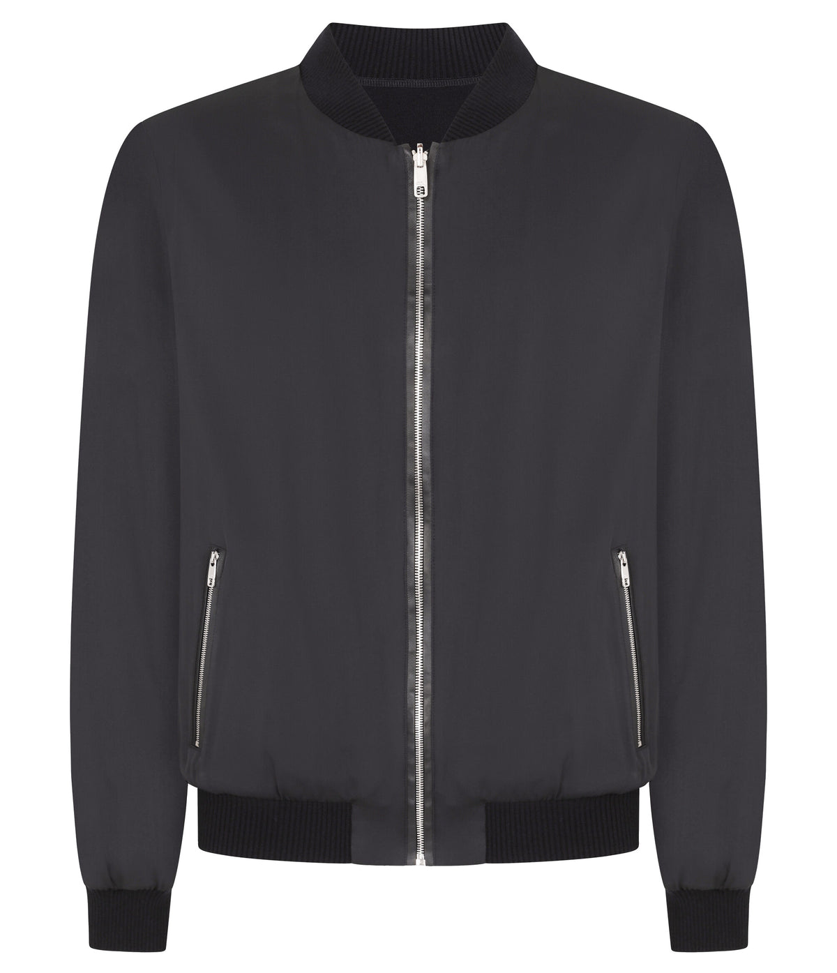 Dolce & Gabbana Men Jacket Reversible Silk Cashmere Black