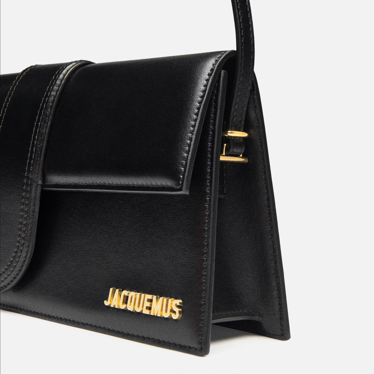 Jacquemus Women Bambino Long Crossbody Bags Black