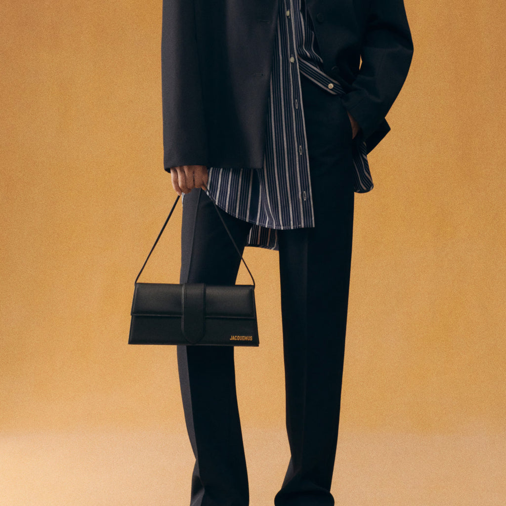 Jacquemus Women Bambino Long Crossbody Bags Black