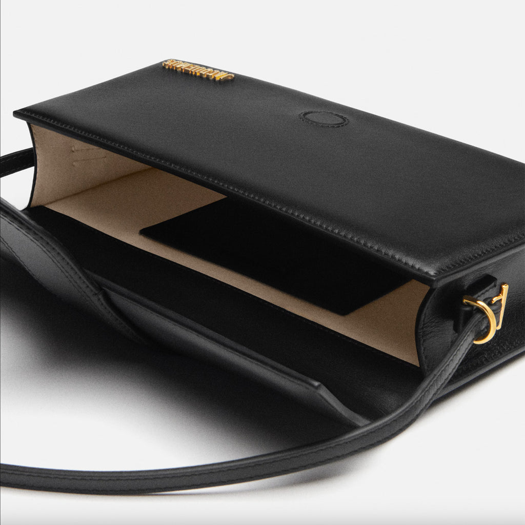 Jacquemus Women Bambino Long Crossbody Bags Black