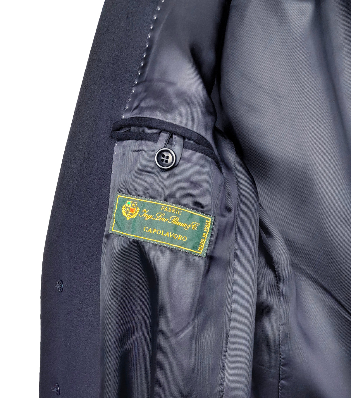 Loro Piana Fabric Men Coat Night Blue