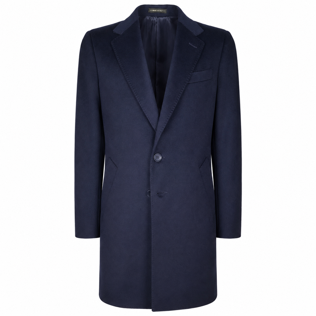 Loro Piana Fabric Men Coat Night Blue