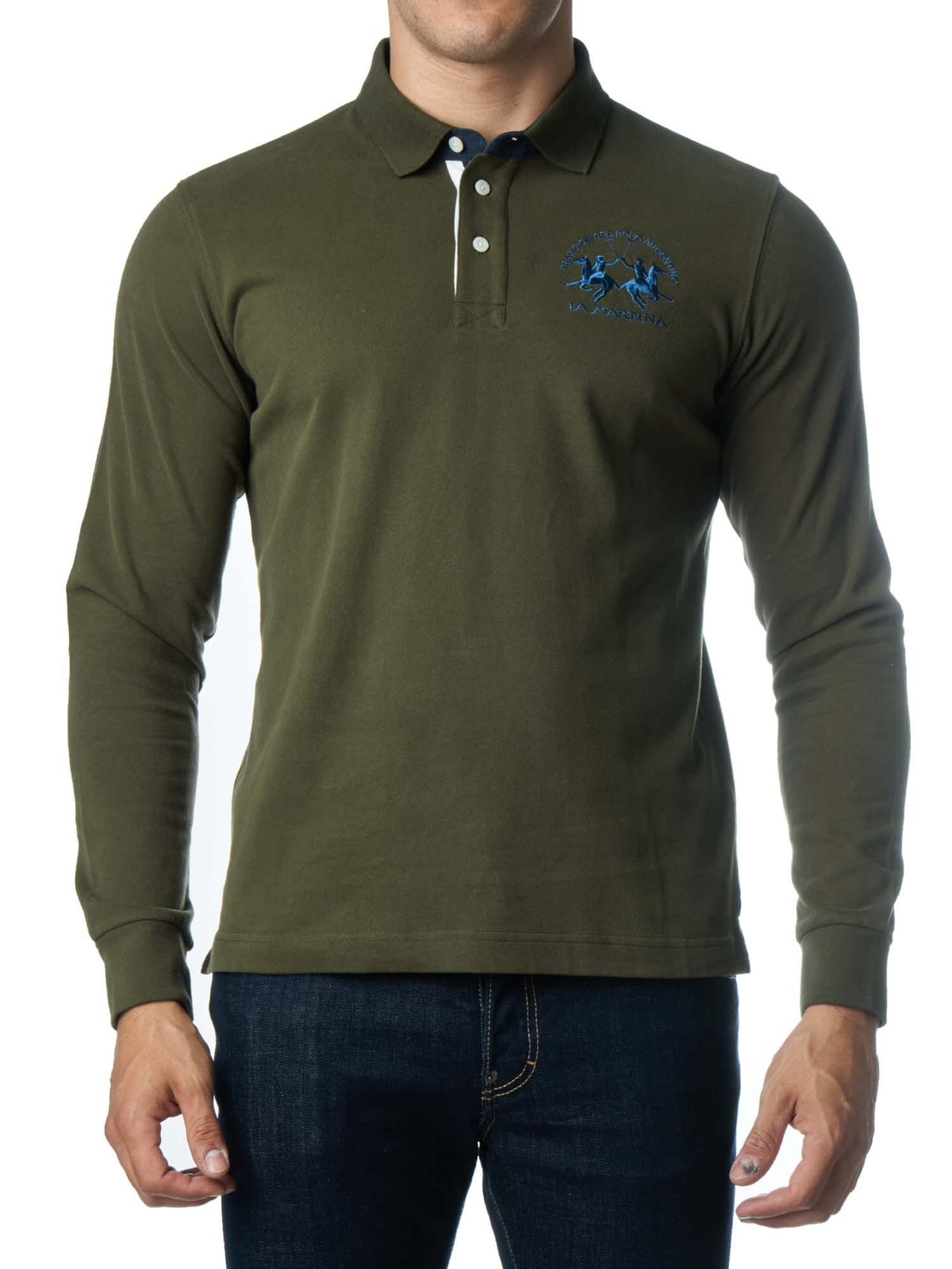 La Martina Men Polo Heavy Jersey Green