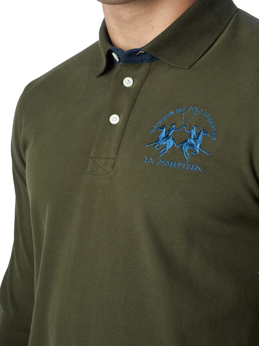 La Martina Men Polo Heavy Jersey Green