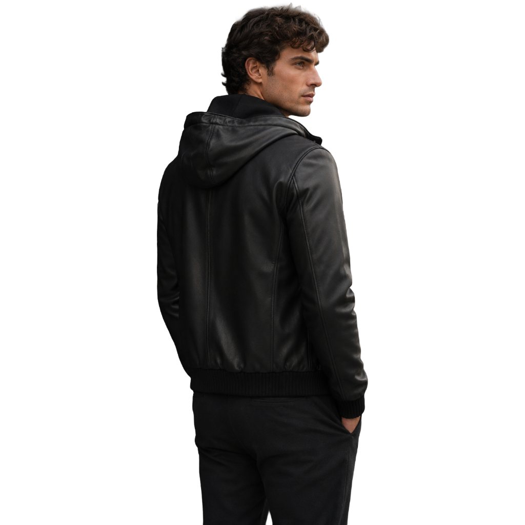 Dolce & Gabbana Men Jacket Leather Black