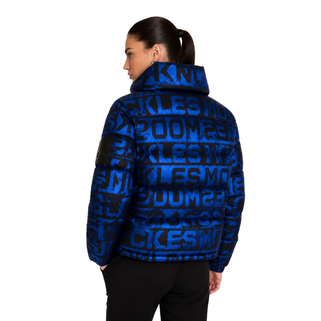 Moose knuckles Women Jacket Scritte Blue