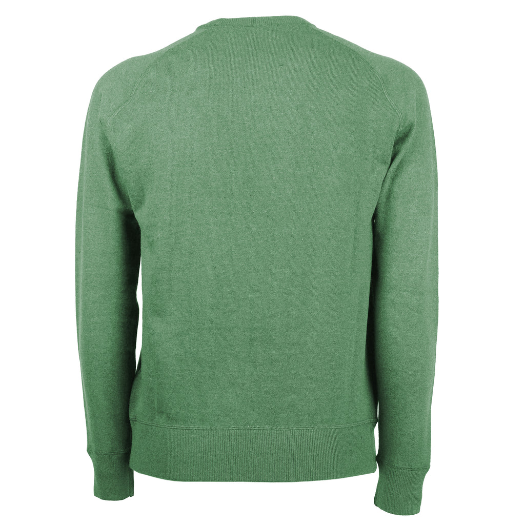 Emilio Romanelli Men Crew Neck Malachite Sweaters Green